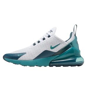 Nike White and Green Sneakers Modern Design
